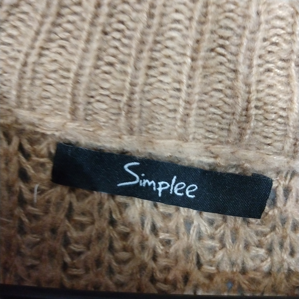 Simplee sweater large tan - Picture 3 of 6